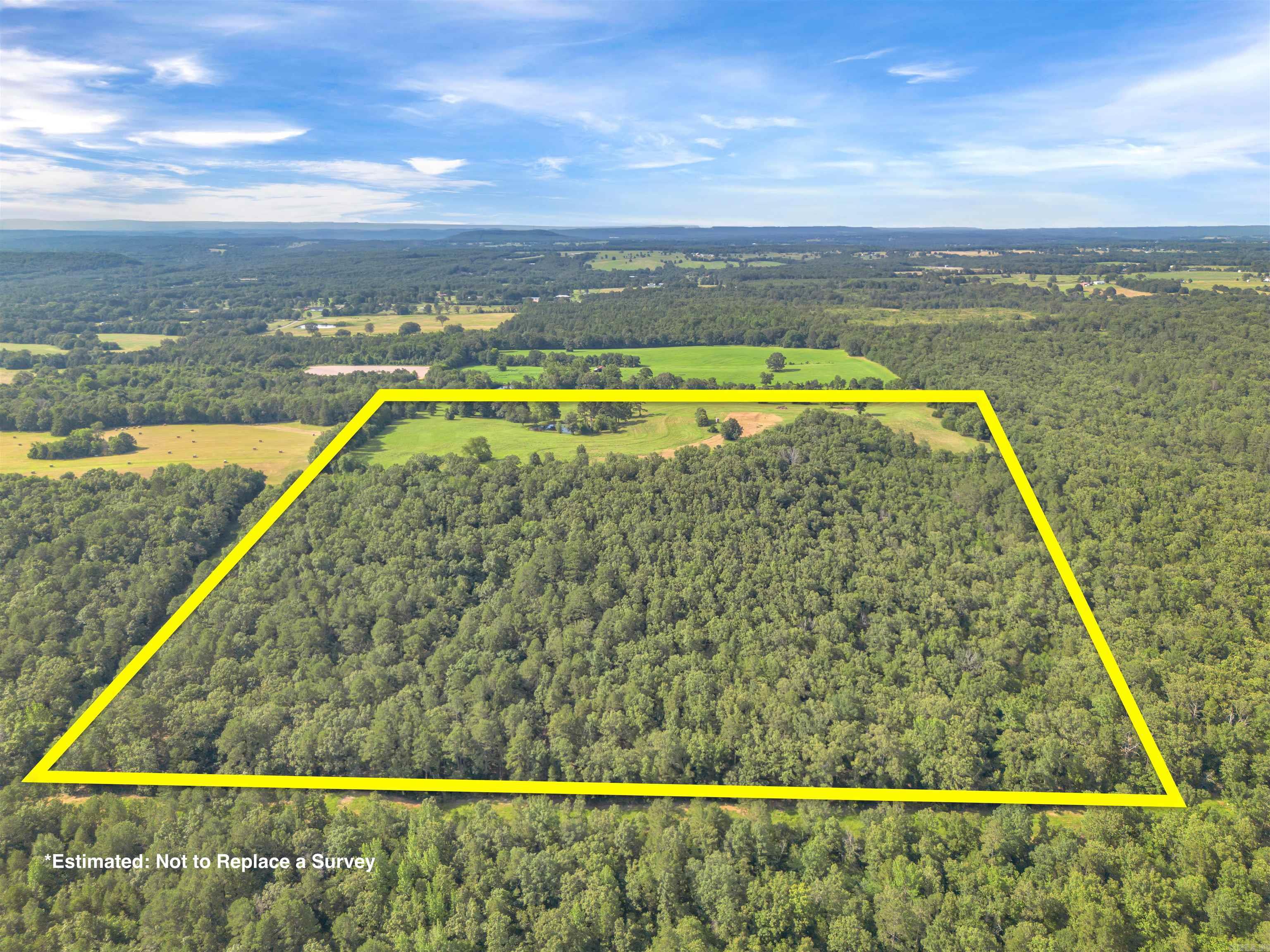 44.20 acres of private rural land - Ideal for a homesite or hunting retreat. Discover the perfect blend of seclusion and opportunity with this property nestled in a peaceful setting. Whether you're looking to build your dream home surrounded by nature or seeking a private hunting retreat, this expansive tract offers endless potential. With a mix of open space and wooded areas, the land provides natural cover for wildlife and offers potential building sites, ideal for a cabin, full-time residence, or weekend getaway.