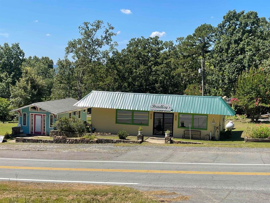 Great location for commercial or residential. Consists of two front buildings and a shed in the back. The largest is 1,120 square feet. The small one next door is 336 square feet. Lots of potential uses for these, and close to the lake. Use them as businesses, or turn them into residential full-time, part-time, or vacation rentals.