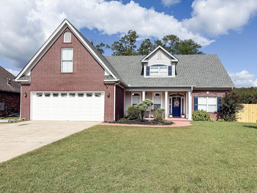 Located in the desirable Magness Creek Subdivision, this spacious 5-bedroom, 3-bath home offers flexible living options and lake access with a private dock. The main level features an open layout with generous living and dining areas, a functional kitchen with ample cabinet space, and large windows that fill the space with natural light and offer peaceful lake views. Enjoy year-round comfort in the enclosed sunroom overlooking the water—perfect for relaxing or entertaining. The primary suite includes an en-suite bath and walk-in closet, while additional bedrooms provide versatility for guests, office space, or hobbies. A large bonus room adds even more space for recreation, storage, or a home gym. Even better...Upstairs, a fully equipped apartment provides excellent income potential or private guest quarters with its own kitchen, bath, and separate entrance.