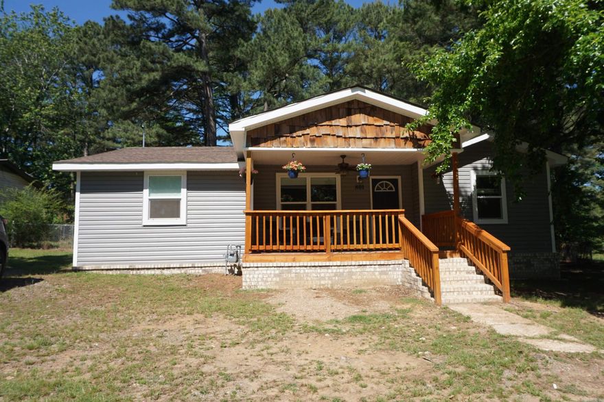 Beautiful remodel in Bald Knob close to the School. Large fenced in back yard with storage shed. The house has 4 bedrooms with nice closets, lots of windows and 2 full bathrooms. Both bathrooms have new bathtubs/showers and 1 is a jetted tub. Both have pretty vanities with nice faucets and mirrors. The large eat in kitchen has tons of cabinets and countertop space and nice Stainless appliances and the French door refrigerator will convey. There is a beautiful high arc faucet with pull out sprayer at the kitchen sink and the laundry room is very large and is located off the kitchen with built in shelving and the back door goes out to a wonderful wrap around curved back porch that has built in bench seating. There is a continuous natural gas hot water heater that services this house, the floors are waterproof LVP and the roof is new with 50 year architectural shingles. The seller went all out with the light fixtures and they have dimmers and multiple light choices in a lot of the rooms, even the front porch has the porch light plus can lights plus a ceiling fan all with different switch options. Just so much thought was put into the finishes on this one. Go take a look !