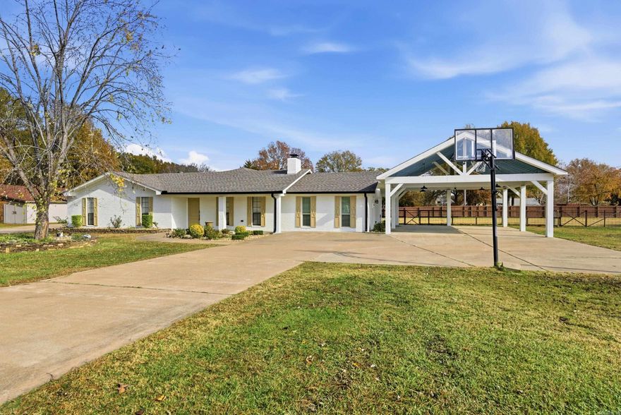 Where else can you find 1.25 acres in Conway with space!!! Detached shop/garage 70X20! Home has a new roof and gutters, new paint inside and out, custom kitchen cabinets in 2022, remodel bathrooms master and guest, updatedwell pump system in 2024, new floors & electric fireplace. Conway Corp