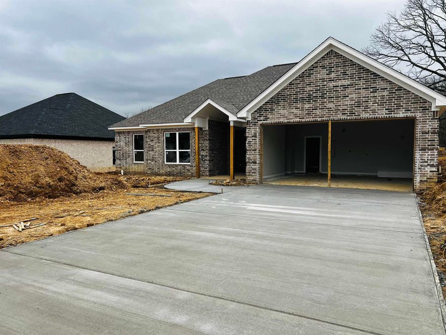 .Stunning new construction 4-bedroom, 2-bathroom OR 3 bedrooms & office home designed with style and functionality in mind! This thoughtfully crafted home features an open-concept living area and kitchen, complete with a cozy electric  fireplace. The split floor plan offers privacy, with a large master suite as a true retreat, featuring a soaking tub, walk-in shower, and spacious walk-in closet that connects conveniently to the laundry room. Ample storage is found throughout, along with custom touches that add unique charm. Relax on the covered back patio and enjoy every detail this home has to offer!. Less then 3 miles to back Air Force Base gate.