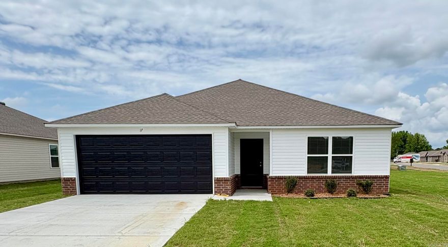 The Foster II plan is a charming and inviting home design that exudes curb appeal with its front porch and well-maintained front yard landscaping, creating an inviting atmosphere right from the curb. This open-concept home provides a spacious living experience with 3 bedrooms and 2 bathrooms, ensuring ample room for comfort and privacy. The kitchen is a standout feature of the home, boasting a complete set of energy-efficient appliances that cater to modern needs and preferences. Whether you're cooking daily meals or hosting gatherings, the Foster II plan offers functionality and style. Explore more about this delightful home today to see how it can meet your lifestyle preferences and needs!   **SEE SHOWING REMARKS & AGENT REMARKS FOR IMPORTANT INFORMATION**