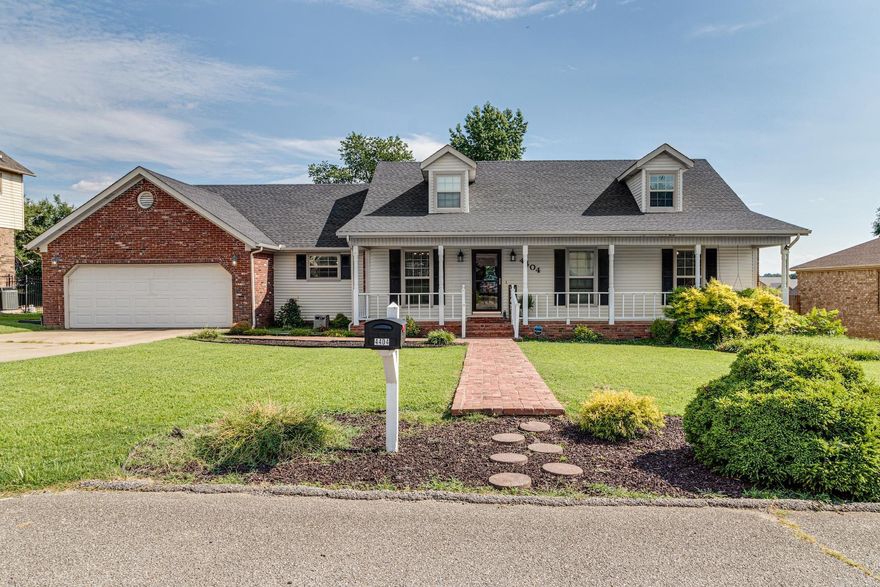 This 3BED 2 1/2 BATH delightful home offers LOTS of CHARM & CHARACTER!!!!  The main living area and entryway offer new luxury vinyl flooring, neutral paint, and a beautiful brick wood burning fireplace! The living room also has cathedral ceilings featuring beautiful wood beams. The primary bedroom and bathroom are spacious with a walk in closet, large soaker tub, and walk-in shower.  Upstairs you will find a LARGE BONUS Room that could be used as a 4th bedroom, second living area, game room, YOU NAME IT!!?? There is also an office space area upstairs for anyone working from home or needing a home office!! The 2 Car garage comes with an oversized room/area for storage. The backyard offers TONS of space for entertaining, with an oversized deck, screened in porch, hot tub, pergola, and still plenty of yard left! NEW upstairs HVAC unit installed! This unit comes with a TEN year warranty if registered within 90 days!!!  CALL TO SCHEDULE YOUR PERSONAL TOUR TODAY!!! AGENTS See REMARKS for SHOWINGS!