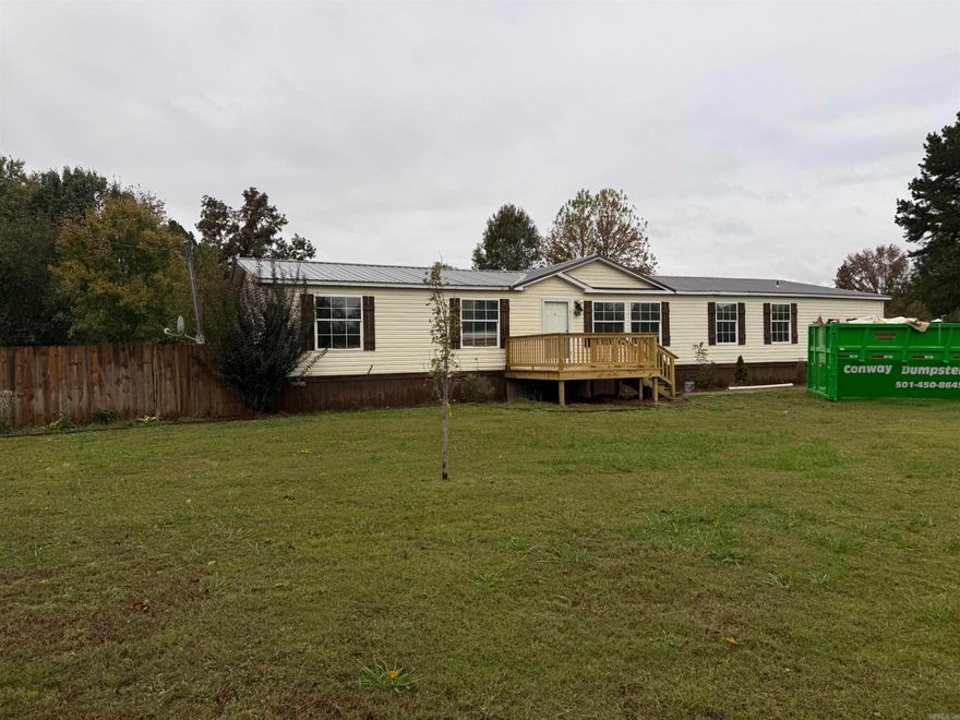 4 bed/2bath mobile home for sale conveniently located b/n Greenbrier and Wooster. This 2304sq feet home offers plenty of space both inside and out. Has new LVP flooring and paint throughout, metal roof and a oversized shop/garage located in the fenced backyard.