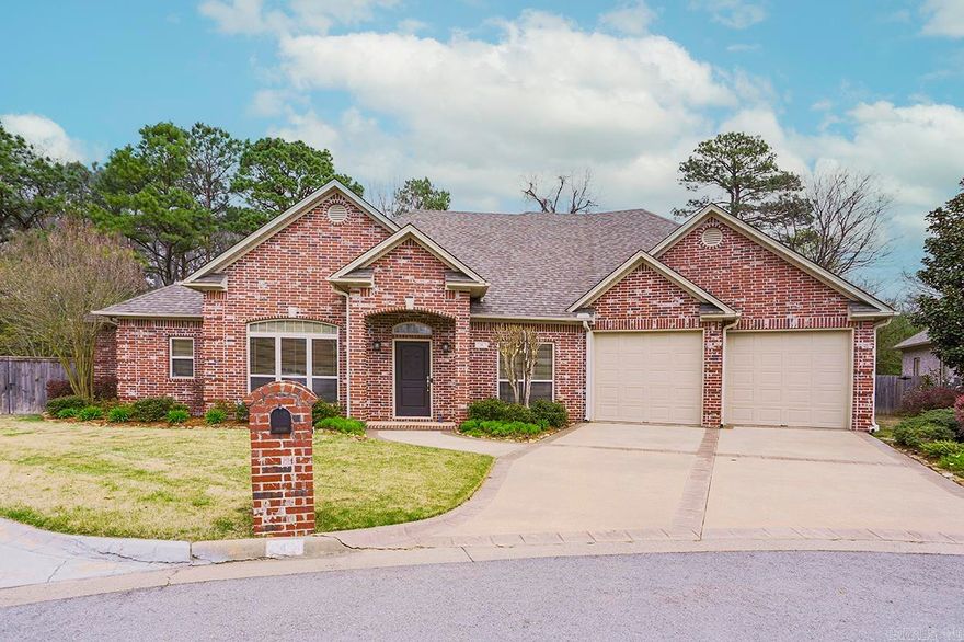 Come see this beautiful one-level home with a convenient WLR location on a cul-de-sac in Stonecreek Addition.  Open living room with FP, kitchen with an eat in area, pantry & built-ins and a formal dining area.  Perfect for comfortable living and entertaining friends & family. Hardwood floors throughout the house.  Primary suite with large walk-in closet and bath featuring walk-in shower & tub. Nice split floorplan with 2 additional bedrooms and bath.  2-car garage with extra storage space.  New covered patio overlooking the lovely, landscaped backyard with flowering bushes, trees & water feature. Oversized, private, flat, fully fenced backyard. Don Roberts attendance zone.  Lots of recent updates done in 2020: New HVAC, roof, tankless HWH, dishwasher & range, & remodeled primary shower. Fridge, washer, dryer, outdoor storage building & boxes and TV to convey.