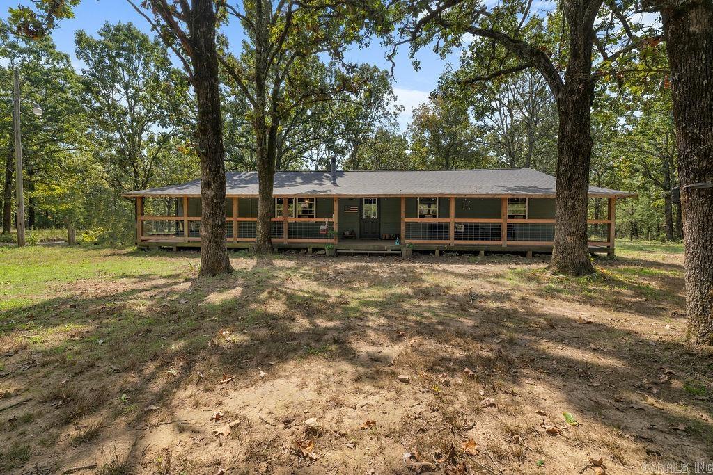 Motivated Seller! This spacious four-bedroom, two-bath home sits on approximately 10 acres, offering a perfect blend of comfort and country living. The roof was newly installed in 2021, ensuring long-lasting protection and peace of mind. The property features a shed for projects or storage, and fencing is already in place, making it ideal for animals or livestock. The primary suite has a luxurious walk-in tile shower and a large soaking tub, creating a personal retreat within the home. The pasture is fenced with 5 strand barbed wire. With ample space for farming, animals, or simply enjoying the outdoors, this property is perfect for rural living.