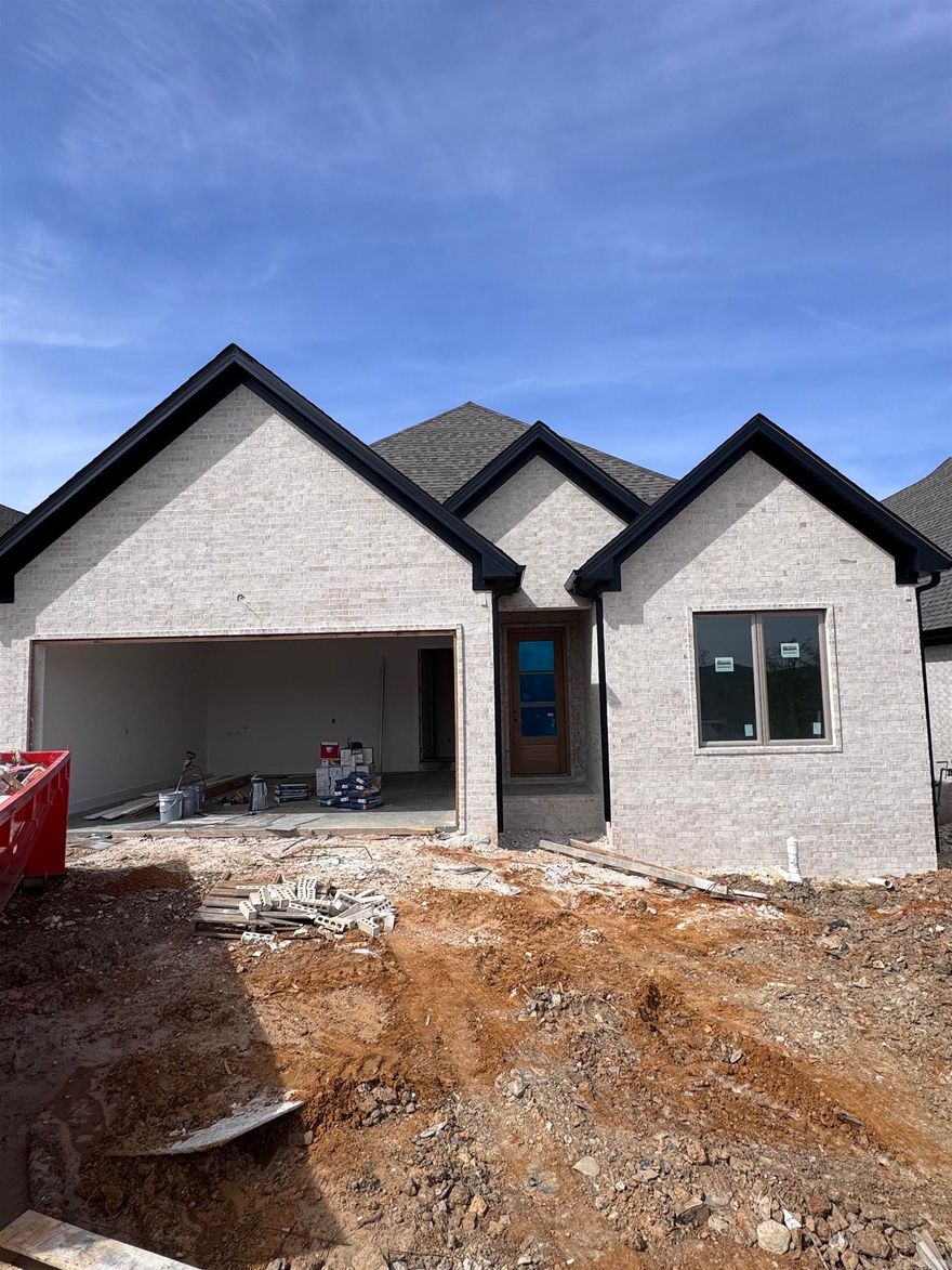 Welcome to Mountain Brook, West Little Rock's newest neighborhood, conveniently located off Highway 10 behind The Ranch. This single-level residence beautifully combines craftsmanship and design, featuring four bedrooms and three full bathrooms. The primary suite serves as a sanctuary with a spa-like bath, soaking tub, oversized walk-in shower, and a custom closet. The living room has soaring 12' ceilings and a floor-to-ceiling tiled fireplace. At the heart of the home is a chef’s kitchen equipped with quartz countertops, custom cabinetry, a dining area, and a fully functional pantry. You can also enjoy evenings by the outdoor fireplace. The home is scheduled for completion in May 2026. Please contact the listing agent to schedule your private tour.