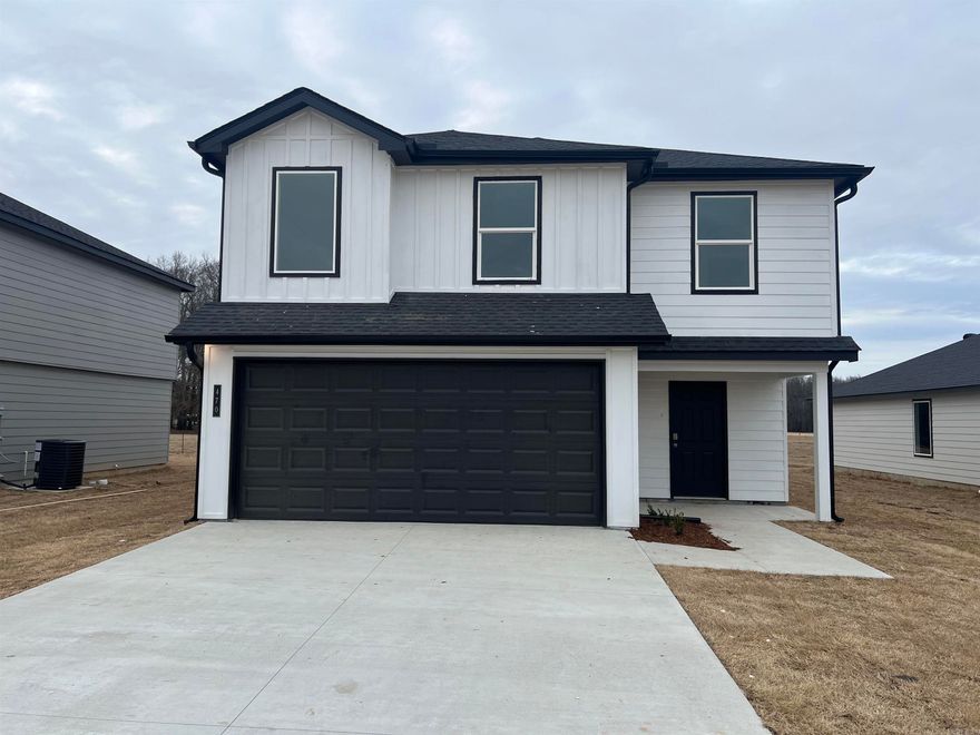 This is a newly built home in a developing neighborhood.  Short distance from Cabot and Beebe.  Quick access to Interstate 57.  The school district is listed as 4 WA, Ward, City.