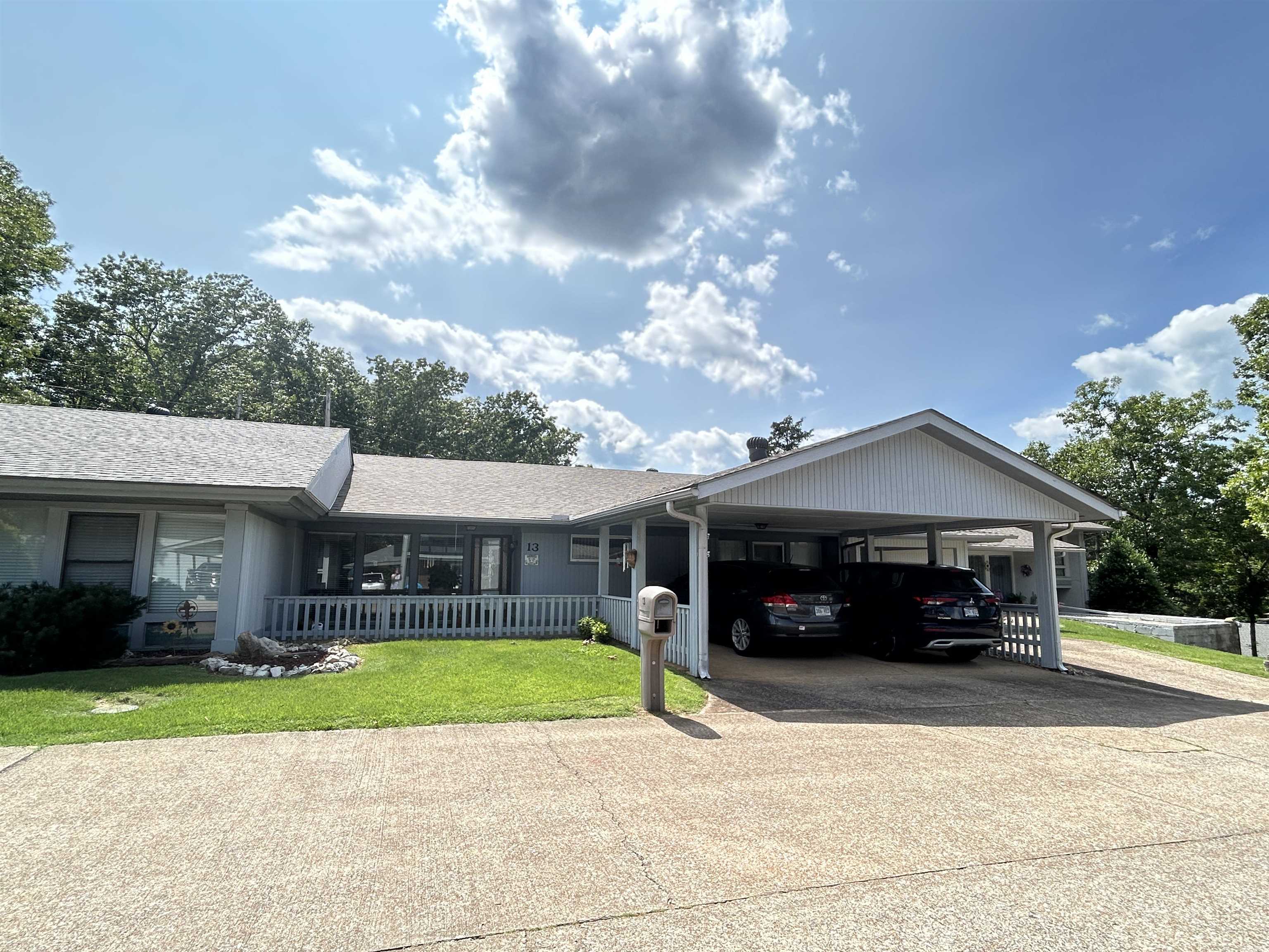 Easy Living or Ideal Airbnb ā 13 Many Moons Trace, Cherokee Village, AR Discover effortless comfort and Ozark charm in this spacious one-level townhouseāperfect for retirees seeking a peaceful, low-maintenance home, or investors looking for a ready-to-go Airbnb in a high-demand vacation area. Property Features: One-Level Layout: No stairs to climbāthis 3-bedroom, 2 half baths with shared walk-in shower. Home offers step-free living and wide accessible spaces for comfort at any age. Bonus Room: A large, flexible space ideal for hobbies, guest overflow, or even a home office setup. Comfort & Style: Central heat and air, lots of natural light, ample closets, and an open living/dining layout make for a welcoming and functional space. Outstanding Amenities: Indoor Pool & Rec Room Access: Residents and guests can enjoy a year-round indoor swimming pool with an adjacent recreation areaāperfect for gathering, playing games, or just relaxing. Well-Maintained Outdoor Pool: In the warmer months, take advantage of the outdoor community pool, beautifully maintained and surrounded by peaceful green spaces. Do not miss out on this perfect property for any occasion!