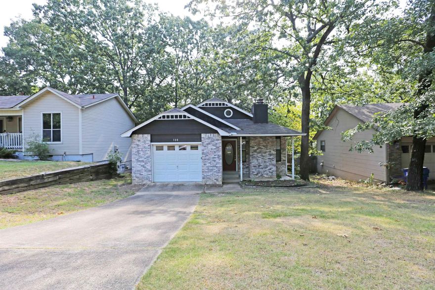 Welcome to 108?Pin Oak Drive, a charming three-bedroom, two-bathroom home located in the established Rolling Oaks neighborhood of Maumelle. This well-maintained property features brand-new luxury vinyl plank flooring throughout, offering a modern look with easy maintenance. The kitchen comes equipped with a gas range, and the refrigerator will convey with the sale—making this home truly move-in ready. Step outside onto the spacious deck that overlooks a large backyard, perfect for entertaining, gardening, or simply relaxing. The home is nestled in a quiet, friendly community with mature trees and excellent curb appeal. Located just minutes from Lake Willastein Park, residents can enjoy walking trails, picnic areas, and beautiful lake views. With convenient access to local schools, shopping, and everything the Maumelle and greater Little Rock area has to offer, this home combines comfort, functionality, and location into a great opportunity for a variety of buyers. AGENTS SEE REMARKS.