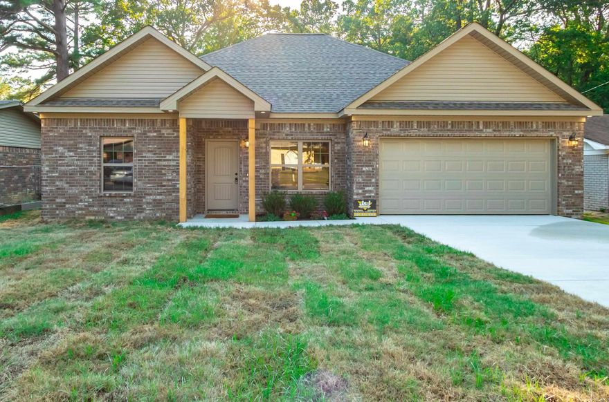 Beautiful new construction home featuring 3 bedrooms, 2 baths, and 1,448 sq ft of thoughtfully designed living space. Enjoy a spacious kitchen with granite countertops, large island, and stainless-steel appliances, plus a master suite set apart for privacy. The home also offers a 2-car garage, a fully fenced backyard with covered patio, and stylish finishes throughout. Move-in ready and perfect for both everyday living and entertaining!