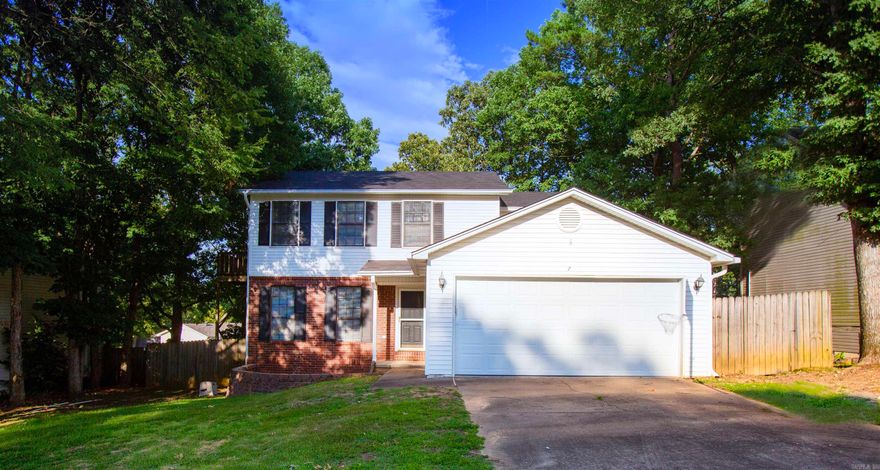 Cute 3BD/2.5BA with a 2-car garage in West Little Rock that is waiting for you to call home. Plenty of living space throughout. Living room has hardwoods and connects to a separate dining area that is perfect for hosting family gatherings. Eat-in-kitchen has plenty of storage options and comes with all appliances. Second living area off kitchen with a decorative fireplace and hardwood flooring. Bedrooms have new carpet and ceiling fans. Laundry room comes equipped with a washer and dryer. Fully fenced back yard that is perfect for anyone with kids or pets. Large back deck that is perfect for enjoying time outside. Extra storage building in back. The lease for this property is for 2 years with a 3% increase after the first year. Income has to be 3x the amount of rent. NO SECTION 8.