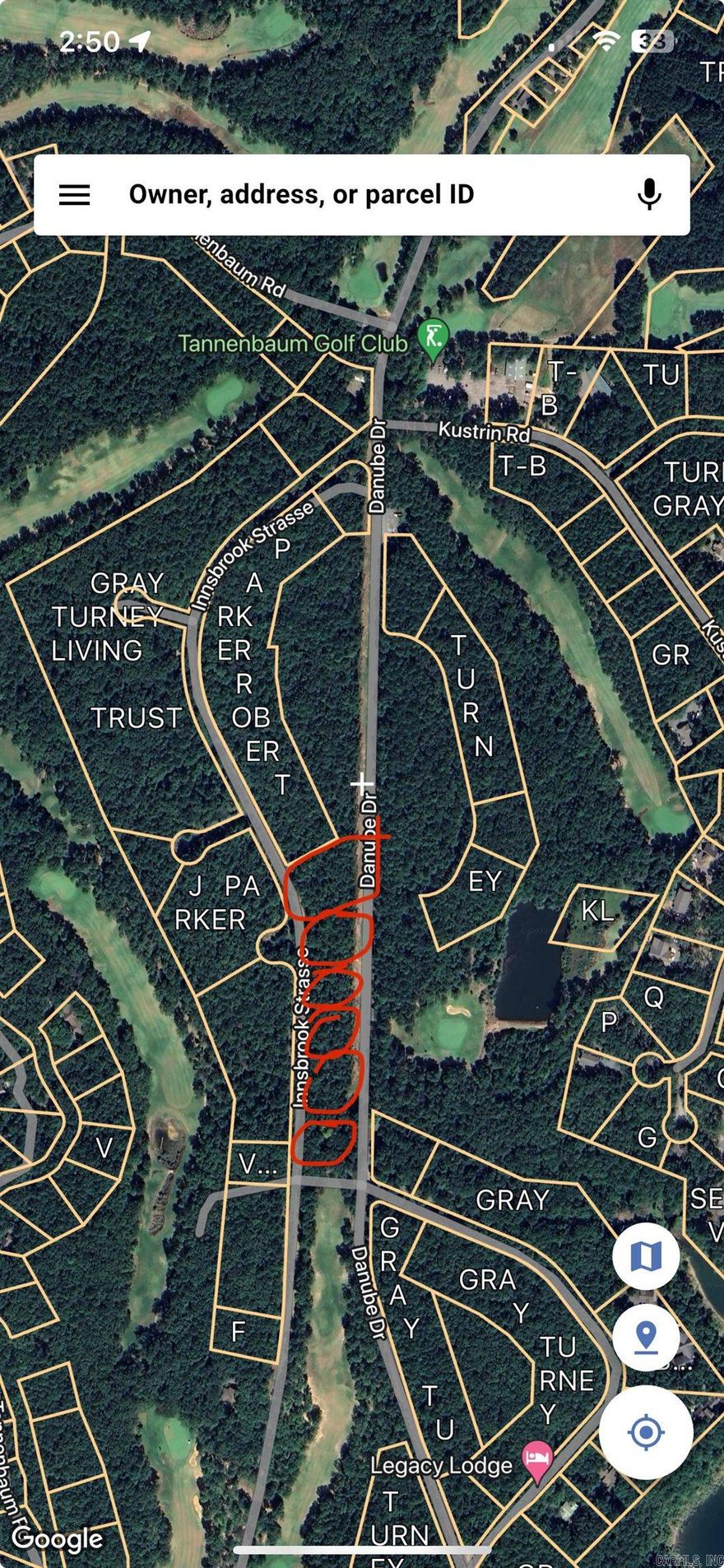 Lot 398 in Tannenbaum Subdivision has road frontage on Danube & Innsbrook Strasse.  Annual dues only $500 per year & you have access to the TPOA Park with Picnic Pavilion, outdoor stone fireplace, grills, Pickle Ball Court, & Tennis Courts. Tannenbaum Golf Course is also close by (dues do not cover playing the course)