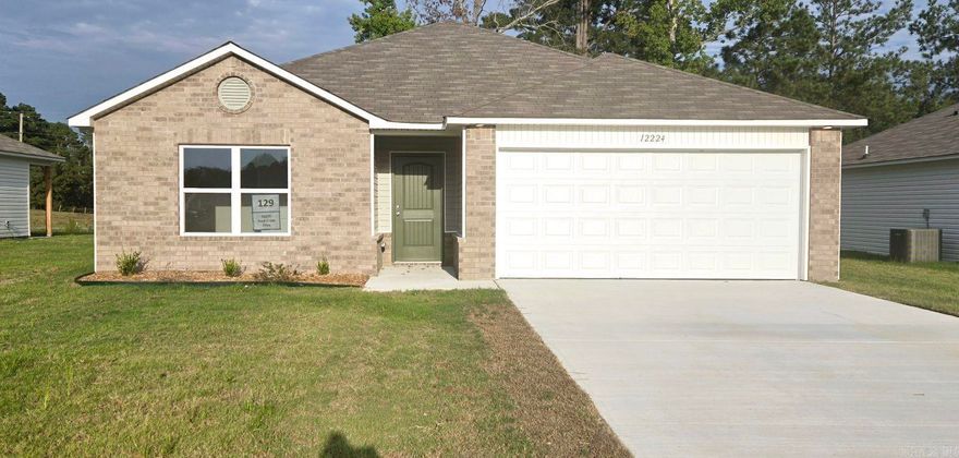 The famous Foster II plan is a beautiful 3-bedroom home. A lovely entry hallway leads past Bedrooms 2 & 3 and into a spacious Living Room with plenty of natural light. The eat-in Kitchen has good cabinet space. The back door leads out  onto a covered patio. The Master Suite is spacious and boasts a closet that is separate from the bath area. Come tour it today!  Valuable upgrades included: soaker tub/shower combo in Master Bath, plumbing faucet upgrade 2, 8" deep Kitchen sink, door bell, toilet-topper cabinet in Bathroom 2, flush laminate bar top in Kitchen, Luxury Vinyl Plank flooring in wet areas and Living Room and adjacent hallways, raised ceilings in Living Areas per municipal requirements, fiberglass exterior doors, Cheyenne style doors, baseboards level 2, full sod, microwave hood in Kitchen.    *** AGENTS, PLEASE SEE SHOWING REMARKS OR AGENT REMARKS FOR VERY IMPORTANT INFORMATION. ***  THIS HOME IS SCHEDULED TO BE COMPLETE IN MID AUGUST.