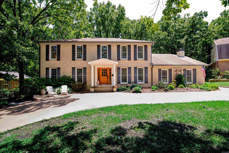 Beautifully updated 4-bedroom, 2.5-bath home tucked away on a low-traffic street in the heart of Pleasant Valley. This warm and distinctive home features soaring lofted ceilings with exposed architectural beams, a stunning wood-burning stove, wide plank wood floors throughout, abundant natural light, and a circular drive with exceptional curb appeal. The flexible layout offers spacious living areas, comfortable bedrooms, and room to gather, work, or relax. Large windows and open sight lines create an airy feel throughout, while thoughtful updates and a clean aesthetic highlight the home’s character and craftsmanship. Step outside to a peaceful backyard backing directly to green space, offering a rare sense of privacy and retreat while still being minutes from shopping, dining, and everything Pleasant Valley has to offer. Full of warmth, architectural charm, and unforgettable character, this is not a cookie-cutter house — it’s the kind of home buyers remember.