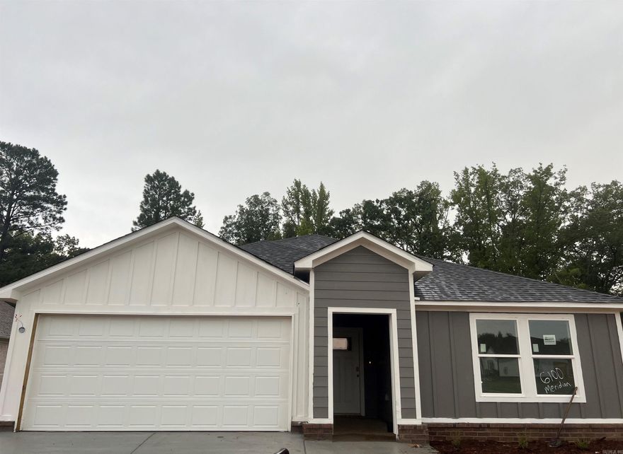 Representative photos only and vary as built! The Kingston Floorplan is one of our single-story floorplans featured in Kensington Place community in Bryant, Arkansas. This spacious floor plan includes 4-bedroom, 2-bathroom, and a 2-car garage with an open concept living area, where your kitchen, living, and dining areas blend seamlessly into a space perfect for everyday living and entertaining. The kitchen features 36” cabinets, quartz countertops, and stainless-steel appliances. You’ll find LVP throughout living areas, with carpet in all bedrooms and closets. The primary bedroom has an en-suite bathroom that features a walk-in closet and a walk-in shower. These homes will feature beautiful Hardie® siding and a covered patio (per plan). Taxes TBD. Special builder warranty. Photos are stock photos and may vary as built.