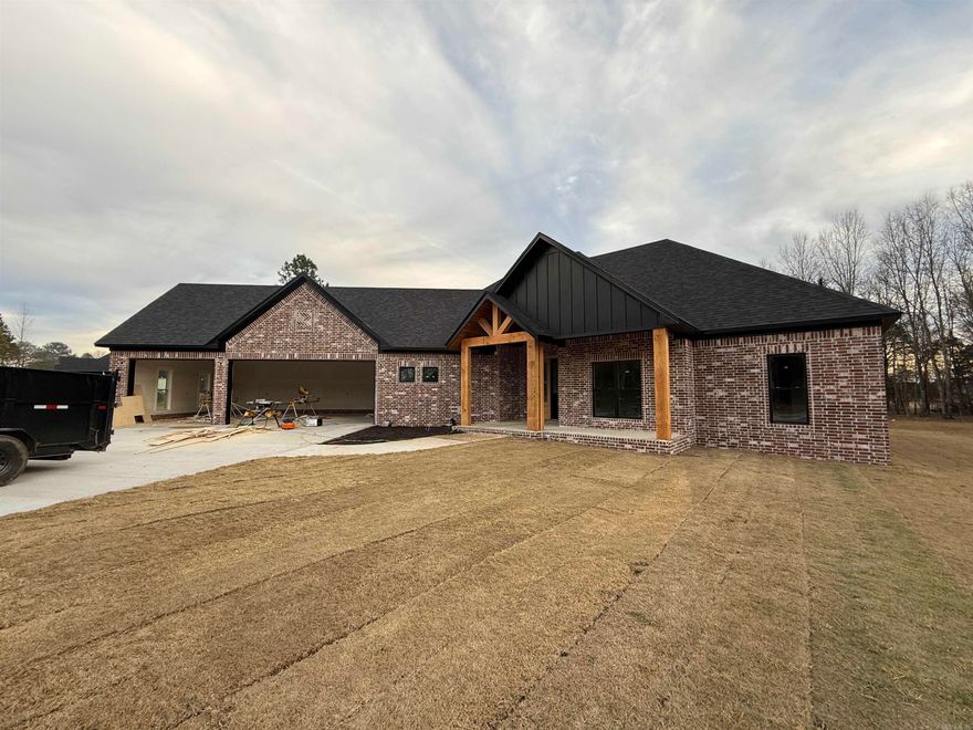 AMAZING HOME! This new construction home has it all! Living Room is vaulted. Even the back and front porches are vaulted with tongue and groove wood in the vault. The kitchen has loads of storage and a walk in pantry hidden by cabinetry. All of the cabinetry in this home is custom. Granite countertops throughout, custom shower, soaking tub. From the primary bathroom you can walk into the closet and into the laundry room. All bedroom closets in the home are walk in. Lockers for coats, shoes and backpacks as you come in from the oversized garage. Storage room in the garage. Three car garage! This home is fabulous!