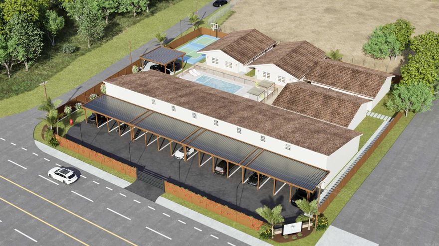 First 18 pictures are rendering's of how it could look. "Great investment opportunity, with 19 units in prized Lakeside School District and a quarter miles access to Lake Hamilton. Renovate the units or use our architectural blue prints to increase unit sq ft and overall value. Total units 19: total built out units 18 with 8 units via 4 duplexes in the back of the property and 10 finished units and 1 unfinished unit in the front building. Recently converted to condos giving investor opportunity to sell for higher LTV down the road. Renovate then lease all yearly or even all Airbnb (no permit req'd as located in Garland County, outside of city of Hot Springs limits) and/or sell all units. The investor would own the entire condo association and all units in it."  If renovated into the plans, the investor would have: 8 3 bed/2.5 baths, 8 2 bed/2 baths, and 3 1 bed/1.5 baths. We envisioned having the main building be accessible on Central with a slider gate at the front and fencing around, then adding either carports or garages (11) parallel to the 11 unit main building. Then in for the back 8 units, have another gate entering from Long Beach with 8 covered parking or garages.