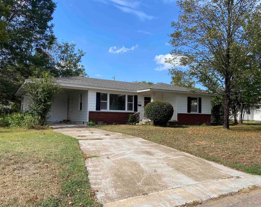 This is a great house for first time home buyers or investors alike.  House has fresh paint throughout.  Original hardwoods in part of the house and new laminate in part.  Water heater was replaced in 2018.  Roof was replaced a few months ago.  All appliances as well as washer and dryer convey.  Come and view this property today while it lasts!
