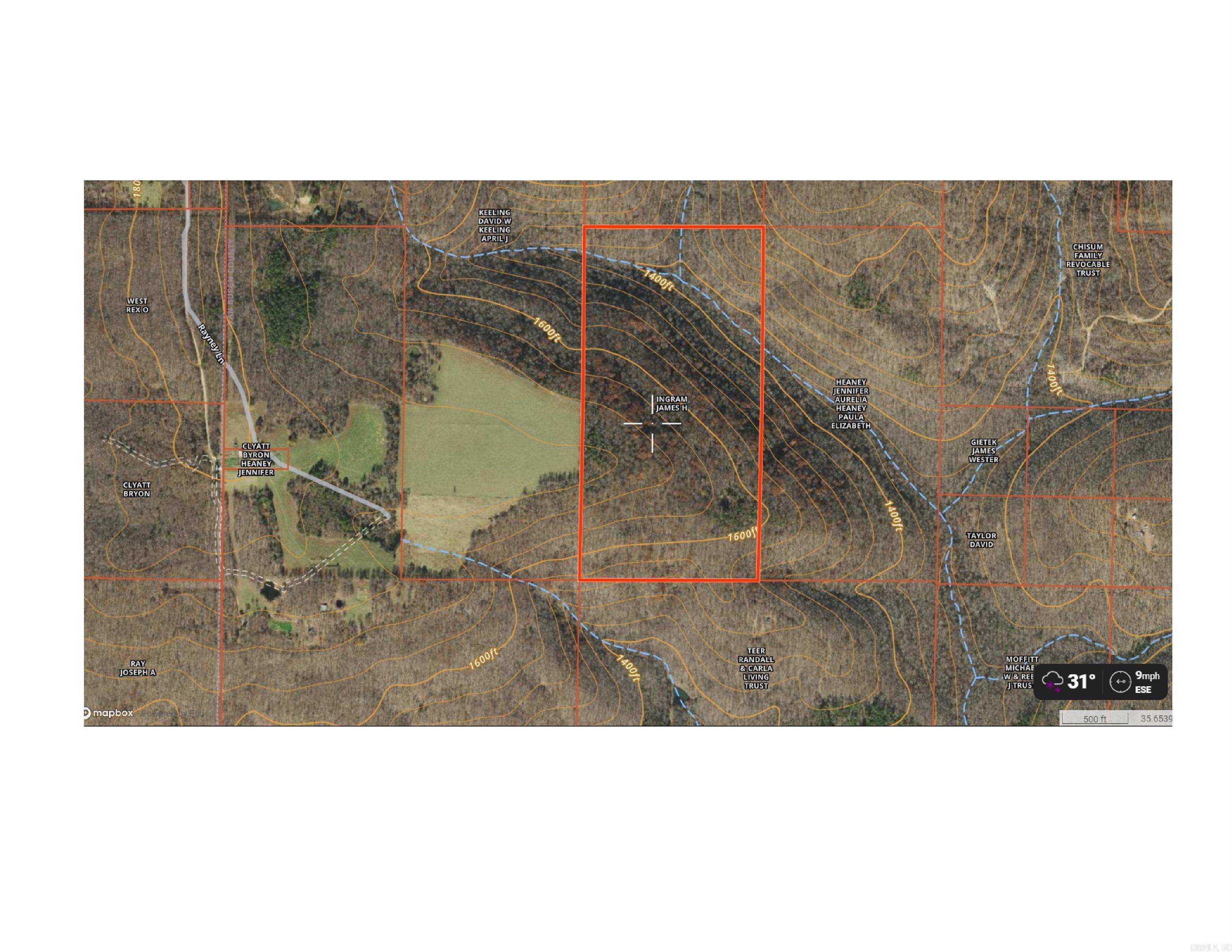 Mature hardwood timberland with a creek through the property. Beautiful but rugged property perfect for deer, turkey, bear, etc. There is an old flue construction foundation left from an older house site. The property has a shack previously used for deer hunting and an outhouse. The listing price reflects land value only. Shack needs a fresh coat of fire. Timber harvest will bring a substantial amount of money that could be used to pay for some of the property. MINERAL RIGHTS DO NOT CONVEY, IF ANY. Owner is a licensed Real Estate Agent in Arkansas.