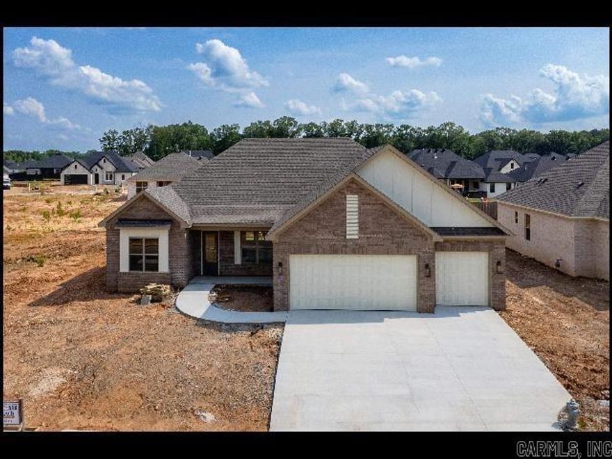 *MAUMELLE* GORGEOUS HOME IN COUNTRY CLUB OF ARKANSAS NEIGHBORHOOD!! This Brand New 4 Bedroom And 2.5 Bath Brick Home Features 2600 Sqft Of Living Space! Front Door Leads To An Open Floor Plan Including Formal Dining Area And Living Room With Cozy Electric Log Fireplace! Kitchen Features Quartz Countertops, Gas Cooktop With Convection Wall Oven And Microwave, And Kitchen Island With Large Sink! Bedrooms Are Split, Master With Large Walk-In Closet! Large Covered Patio! Central Heat And Air! Stairs Giving Easy Access To Attic Storage! 3 Car Garage For Parking!  AVAILABLE NOW!!!