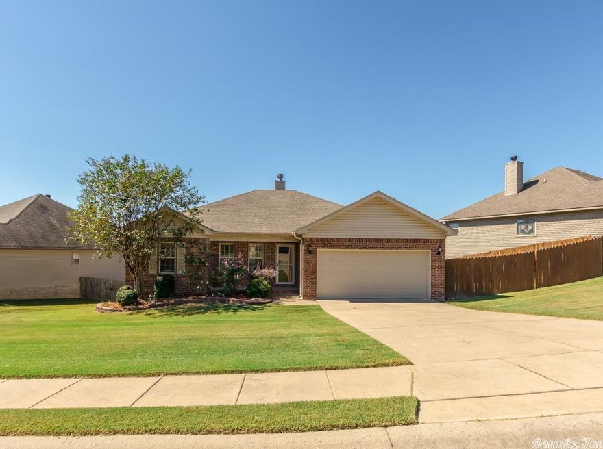 Watch the beautiful sunset go down while sitting on your back deck after a long day, or go down to the private patio. This 3 bedroom 2 bath split floorplan home is move in ready with lots of storage. The kitchen is open and spacious with an island, while the eating area is open to the living room for that spacious feel. Large pantry, separate laundry room, walk in closets, lots of natural light, beautiful hardwood floors, and a whole-house generator. PLUS, an un-believable amount of storage under the home.