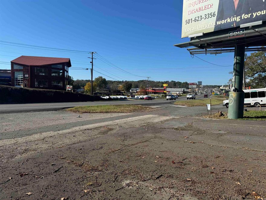 1.72 +/- Commercial acres offered for sale in Hot Springs Arkansas. This property is located on the recently updated Albert Pike Road headed towards National Park College. The property has been cleared of the original buidings that were standing and is set up ready for new constructions. A new survey has been completed along with a phase one enviormental report. Its directly acoss Albert Pike from Bradford Marine & ATV, this area has continued to grow over the years and would be an exclellent location for any type of restaraunt, store or buisness of any kind.