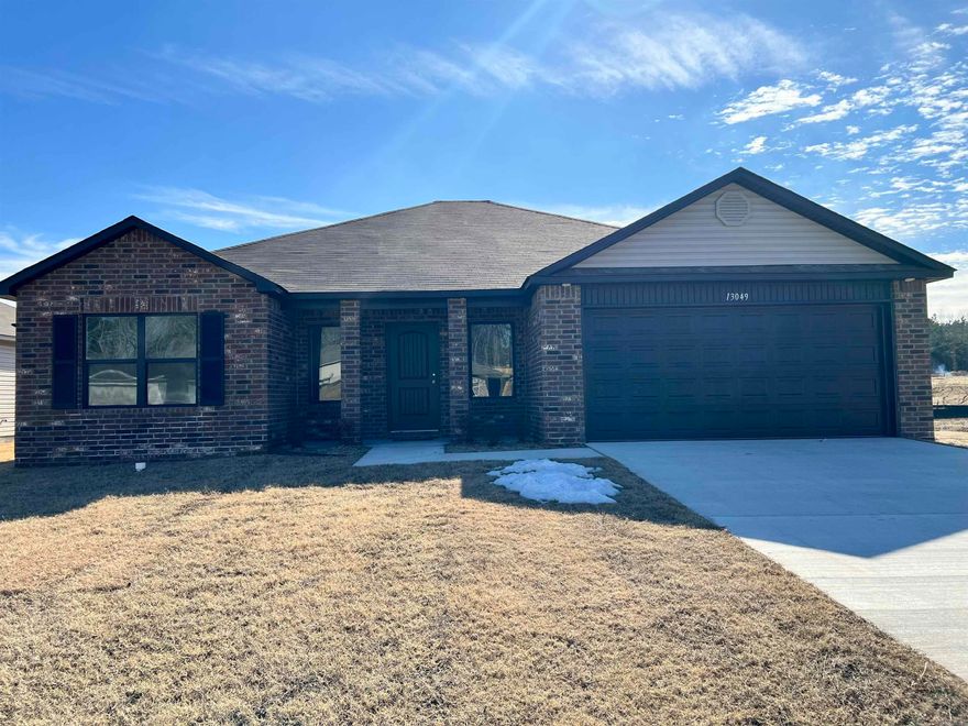 Beautiful New Home built in 2024 in a neighborhood that is still growing!! This home has beautiful brown brick, all black roof that comes with 4 bedrooms, 2 baths. It also has a Dine in Kitchen with ample counter and cabinet space. New gray carpet, with dark brown vinyl flooring. Washer and Dryer connections and two car garage. Fairly vacant and can be vacant at the time of closing. Call or text 501-653-8008 for showing times.