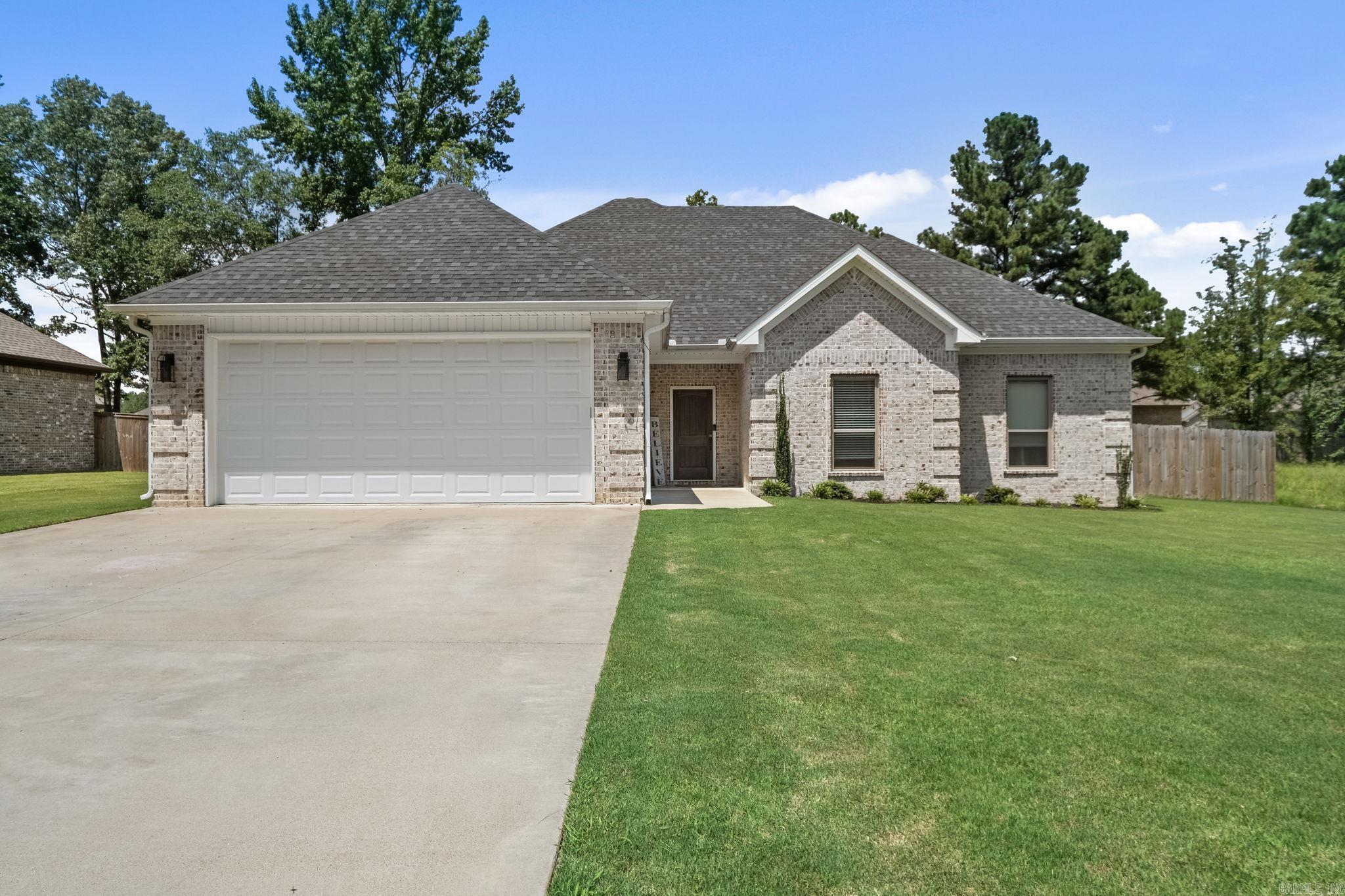 Welcome to this beautiful 4-bedroom, 2-bath brick home nestled in a quiet neighborhood in the heart of Beebe. Eligible for Rural Development financing, this home offers both comfort and convenience with its open-concept layout, gorgeous crown molding, rich tile and wood flooring, and spacious bedrooms throughout. The kitchen boasts a large pantry and flows seamlessly into the main living areas—perfect for gatherings and everyday living. Step outside to a fully fenced backyard featuring a covered porch, an extended patio, and a dedicated entertaining space ideal for relaxing evenings. This one checks all the boxes—don’t miss your chance to make it yours! Agents See Remarks!