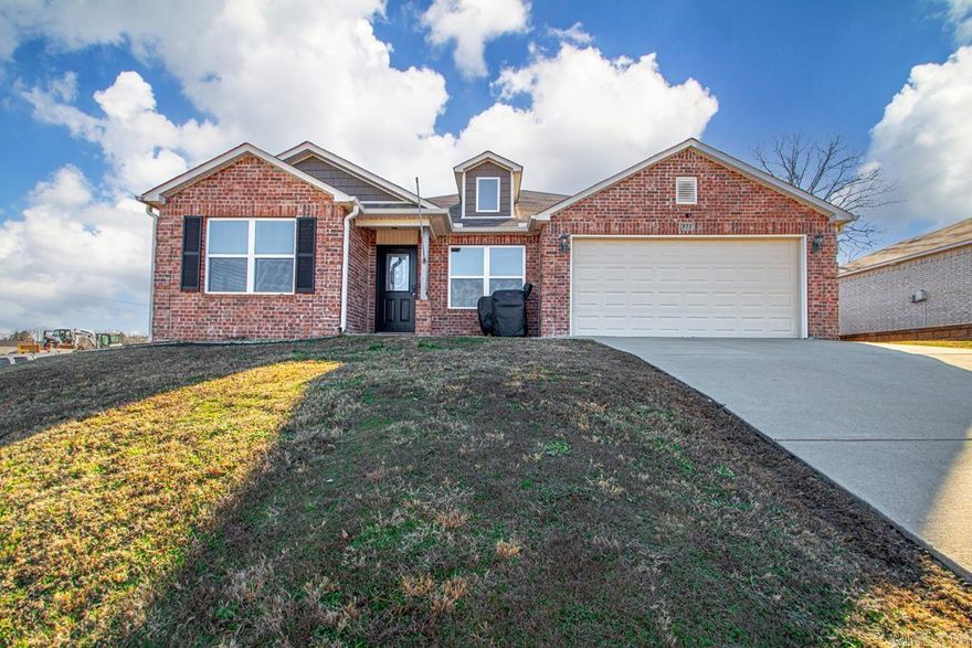 Welcome to this well-maintained home in the highly desirable Greystone Subdivision. The freshly painted interior creates a bright and inviting atmosphere throughout. The kitchen features stainless steel appliances and a convenient pantry. Enjoy the comfort of a split bedroom layout offering privacy for the primary suite. The laundry area includes added cabinetry for extra storage and organization. Step outside to a fully fenced backyard with an extended patio perfect for relaxing or entertaining. Additional improvements include french drains and gutters for added functionality and peace of mind. Situated on a quiet corner lot, this home is tucked away in the welcoming Greystone community while still being close to everything you need.