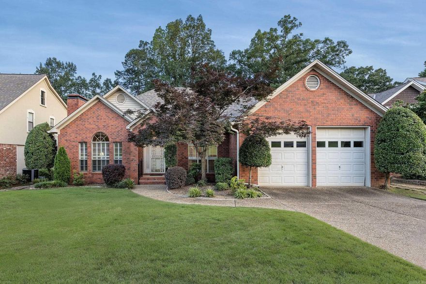 Welcome to this beautifully maintained one-story home nestled along the golf course—where comfort meets convenience. Offering 3 spacious bedrooms and 2 full baths, this home is designed for easy living and effortless entertaining.  Step into the inviting sunroom filled with natural light, the perfect spot to unwind or sip your morning coffee as you take in peaceful views of the course. Out back, the oversized deck provides an ideal setting for gatherings, grilling, or just relaxing with a glass of wine at sunset.  Golfers will love the dedicated golf cart garage—just hop in and ride straight to the course without ever leaving the neighborhood. Whether you're hosting friends or enjoying quiet mornings, this home delivers the lifestyle you've been waiting for.  Don't miss this opportunity to live on the course in a home that’s been loved and well cared for—schedule your private tour today.