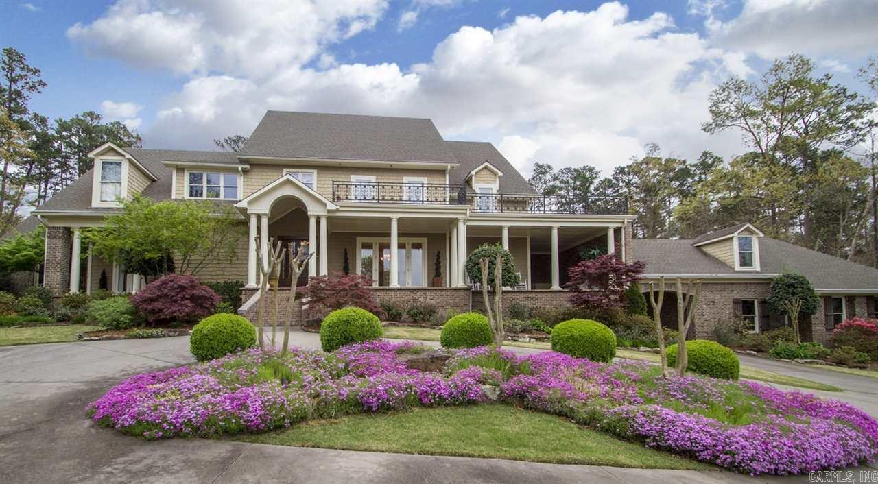 Spectacular Chenal Valley home!  The ultimate setting for family living & entertaining.  Gorgeous décor and fabulous floor plan. Beautiful entry with large formal living & dining. Gourmet kitchen with breakfast flows into causal family den. Luxurious master & office/study on main level. Upstairs has media/ game room and four additional bedroom suites. The most amazing pool with waterfalls+lush landscape make this oversized lot exceptional! Circular drive with 3 car rear load garage with additional parking.