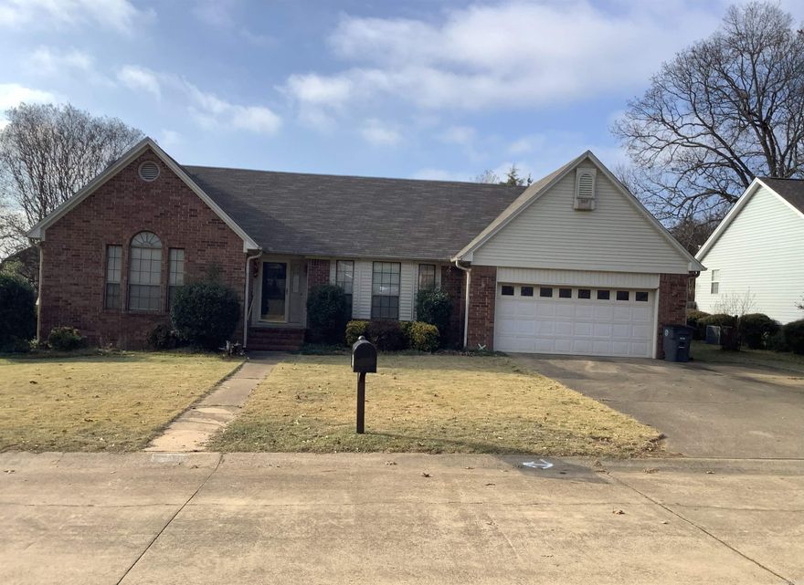 This is A Must See!! Great home in a great neighborhood, 4 Bedrooms(1 can be used as an in-law suite, has private bathroom, walk-in closet, outside entry and it's own backyard area or can be used as a game room(17.5x24), 3 full baths( 2 w/walk-in showers-master bath has custom tile walk-in shower), Kitchen updates, large Dining room, large family room w/gas fireplace and skylights, breakfast area w/skylight, composite material back deck, wood fenced-in back yard, 12x20 Storage building/workshop w/shelves for organization, New Roof 2023, New Heating/Air Unit 2023, New 40 gal Water Heater w/special Dial for heating water faster, New Refrigerator 2021, New Garage Door Motor 2021, New Dishwasher 2021, ADT Security System, beautiful landscaping.