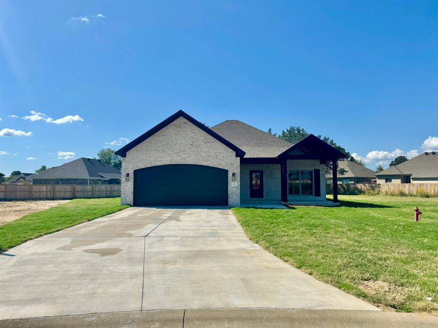 Check out this beautiful brand new construction built by Hunter Homes & Construction LLC located at the end of a cul-de-sac in East Meadows subdivision in Greenbrier! This stunning home is a 3 bedroom/2 bath, 1,805 SqFt home with an open floor plan. This home is still under construction with a move in date of October 1st. There will be LVT floors throughout, stainless steel appliances, granite counter tops in the living room, bathrooms and laundry room. 10ft ceilings in the spacious living room/kitchen with crown molding. This home was built for entertaining. There is a pantry, linen closets, walk-in closets and a walk-in tile shower in the en suite. Spacious bedrooms and a great floor plan with a large covered front porch and back porch on a spacious lot.