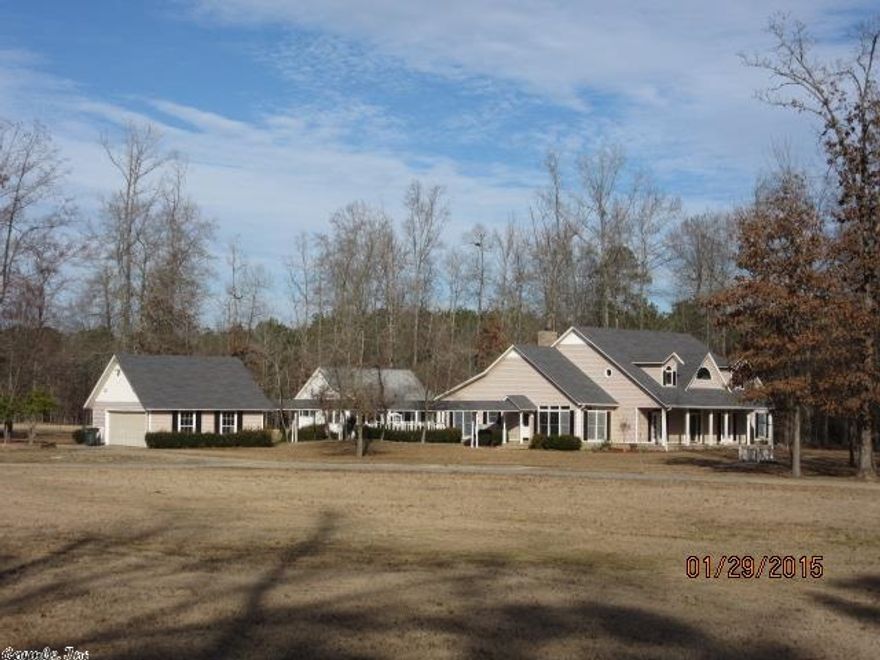 This is a great country home in horse country & this property is set up for horses. The barn has concrete floors and 4 stalls plus tack room and covered 3 stall feeding area. The shop is 36x40, wired,  concrete floor and roll up door. The pool house has a vaulted ceiling, kitchen, bath & lots of natural light. The house is really something, lots of natural light, the master has vaulted ceiling & beautiful custom windows & a gas fireplace. Too much to list, check out the pictures then call for an appointment