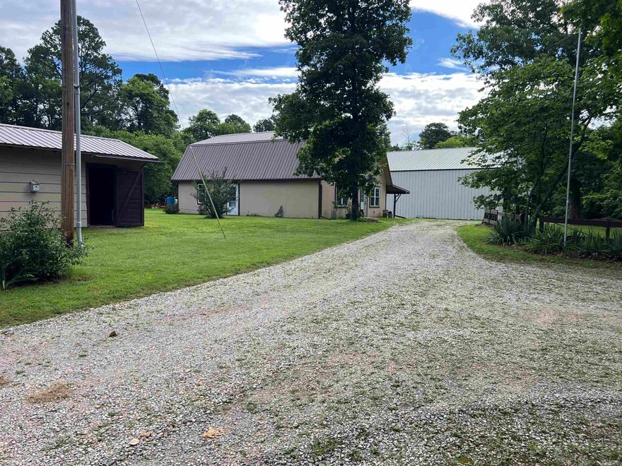 Looking for a home in Mountain View, AR ? Look no further. Mountain View is home to The Folk Music Capital of the world, the beautiful White River, Blanchard Springs Caverns , the Ozark Folk Center, the picking park, scenic Ozark Mountains. Here is a 1400 sq. ft cabin that sits on 13.81 level unrestricted acres. The cabin supports 1 Bedroom and 2 Bathes large garage that has ben partially converted into storage but could easily be converted into living area, there is a large propane generator for backup power. There is also a large Shop 60x96 that is perfect for any project you might have, also comes with a RV hookup and a storm shelter. Only 1/2 mile from State Hwy 5 Come take a look.
