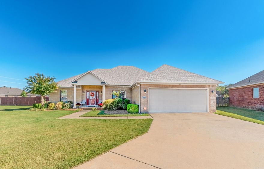 Don't let this one get away, it is such a RARE find as it sits on  .68 of an acre on a quiet cul-de-sac!   Beautiful 3BR/2BA split floor plan w/formal dining rm that could be used for an office plus another flex space (sun-room).  Main living area has beautiful crown molding, smart switches and so much room!  The back yard is amazing, come relax on the wonderful deck and let the kids run and play in the backyard. You will surely want to call this one HOME!     Roof recently replaced, hot water tank replaced 2018. Also, some new flooring and paint!  Don't miss this one- schedule your showing today!