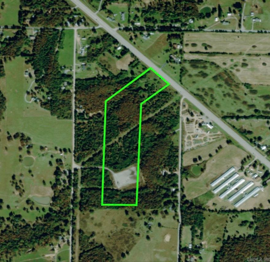 19.87 wooded acres, sold before listed.