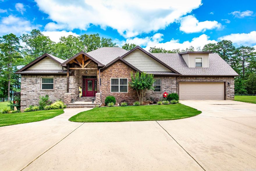 Looking for a Newer Quality Built Lake House , on Greers Ferry Lake, easy walk to the water, heated & cooled 30x50 Drive Thru Shop, 18x35 Shop w/roll up doors, 10x12 shed, a whole house backup Generator, & sits on a couple of acres (2.84 acres +/-), then Come take a look at this beautiful home & property!! This place has plenty of room for your lake toys & all of your friends.  The 4th bedroom upstairs can easily be used as a bunk room/game room. The space currently being used as a gym In the 30x50 shop could make a great space for overflow guests if used as a bedroom & it has a full bathroom attached as well. Engineered wood floors in the home, carpeted bedrooms with tiled kitchen & bathrooms. Oversized laundry room & Master Bathroom has two walk in closets. The exterior consists of beautiful stone & brick work. Silver Shores Boat ramp is right around the corner, approx. 1.4 miles away.