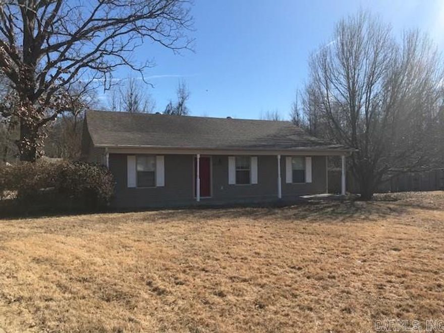 Newly updated home with new paint, carpets.  3 bedroom 2 bath split bedroom plan.  Fenced yard.  No Smoking.  No Pets. for application process, visit www.cabotrentals.com