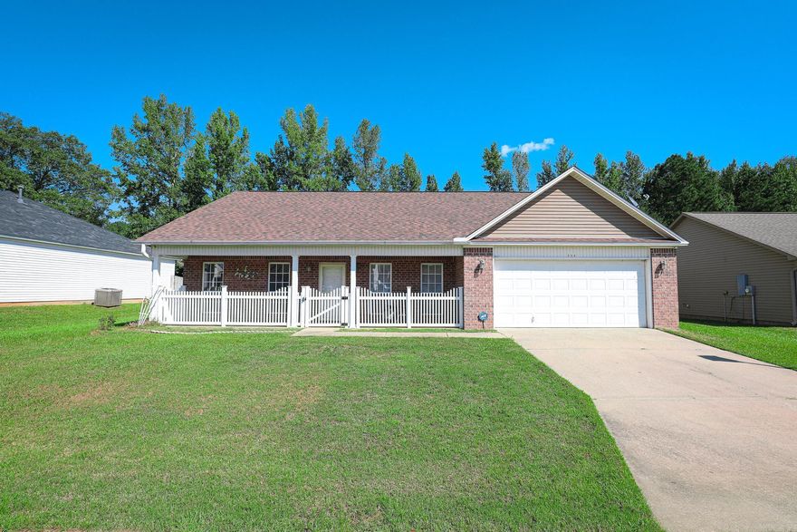 Don't miss this stunning home located in the Harmony Grove school district! Featuring the popular Kincaid plan, this open floor layout offers a spacious kitchen with a large center island, perfect for entertaining. The split floor plan provides added privacy, while the oversized primary bedroom offers plenty of space to relax. Recent upgrades include a new roof, HVAC, and a brand new fence. Only minutes from I30 to make the commute easier. This home is a must-see!