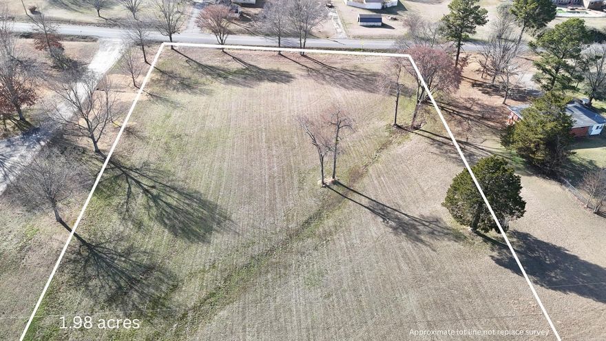 This 1.98-acre cleared lot on Kordsmeier Lane offers the perfect blend of privacy and convenience. Located just outside city limits, you’ll enjoy the freedom to create your dream home with room to spread out. The property is cleared and ready for your vision, saving you time and expense. Water is available at the road, and power is already run to the back of the lot, making utilities easily accessible. Whether you're planning a custom home, shop, or simply want extra elbow room, this property provides a great opportunity in a peaceful setting while still being a short drive to town. Don’t miss your chance to own nearly two acres of ready-to-build land!
