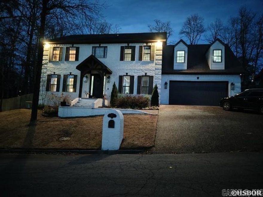 Welcome to 205 Bellaire Loop. Conveniently located just off Malvern Ave. Just a few mins to Lakeside School, Wal-Mart market place, shopping, dining, and drs. This home offers a great mix of a comfortable traditional style along with all the elegance and conveniences of today's must haves.  As you pull up you are greeted by a colonial style home and fully fenced yard. As you enter the bright foyer your eye is drawn up to the beautiful stair case. Down the hallway you enter the open concept kitchen/living areas. The gas FP offers a cozy feeling. French doors lead you outside to your screened in back porch with TV and hot tub area. The kitchen is a Chef's dream! Beautiful cabinetry and counter tops. Gas range with pot filler and farmhouse sink. One either side of the living kitchen areas you have an office and a formal dining area. As you head upstairs you have four well appointed bedrooms and three full bathrooms. The master suite has a large walk in closet in the bedroom as well as in the bathroom. Stand alone soaking tub and walk in shower. Upstairs also includes a large craft/storage/office space. The two car garage also features a craft/storage space with half bathroom.