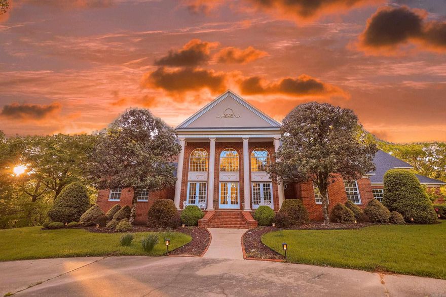 Beautiful custom home in Camden's coveted Stone Ridge neighborhood! This four bedroom, four and a half bathroom home sits on over 11 acres overlooking the beautiful Ouachita River Valley. Features include two full-size kitchens, a home office, media room, and basement with a walk out patio. Enjoy the beautiful vistas outside of every window. This custom built home is one of a kind!