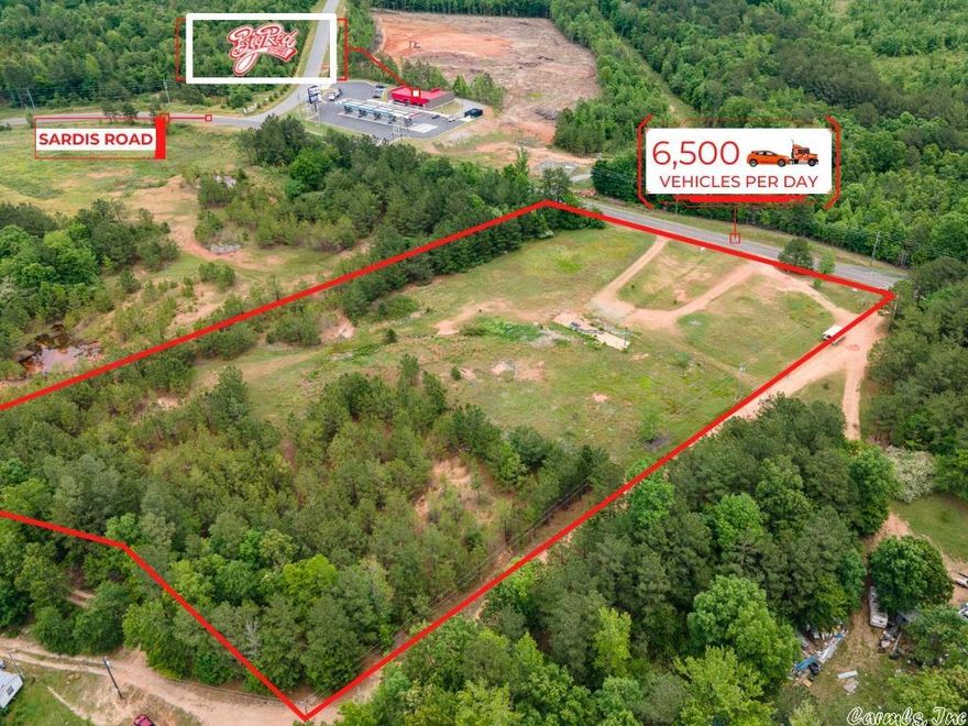 This well-located lot just across from the new Big Red gas station and self storage facility being built could be perfect for any buyer looking for land with potential and new development around it! Call today for more information. Agents see Agent Remarks.