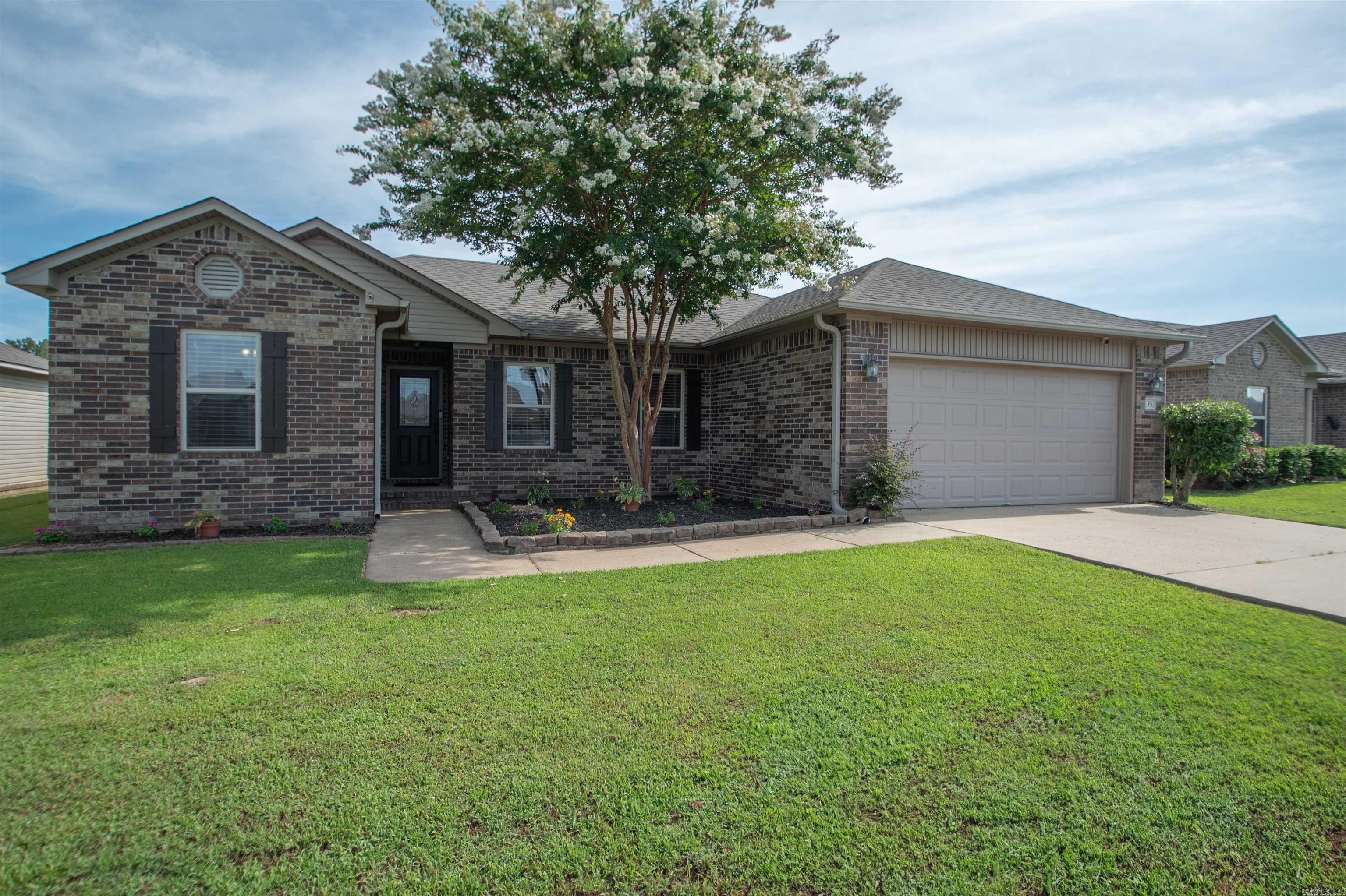 Move in ready 3 bed, 2 bath home in the heart of Ward with a new roof in 2023! Located on a quiet street just minutes from Cabot, this well-maintained home offers an open layout, spacious living room, and functional kitchen perfect for everyday living. The primary suite includes a private bath and walk-in closet, with two additional bedrooms great for guests, a home office or growing family. Enjoy the fenced backyard, ideal for pets or play, and two-car garage. Brick and vinyl exterior for easy maintenance. Located in the Cabot School District and eligible for RD (Rural Development) financing—move-in ready and affordable! Don’t miss it!