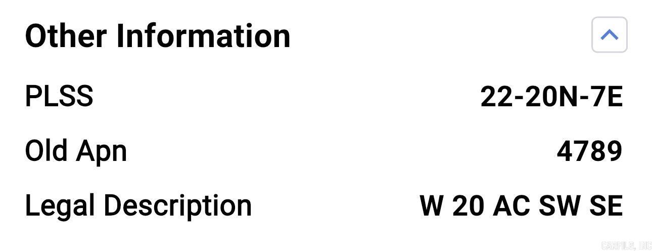 Not in Subdivision - Land
