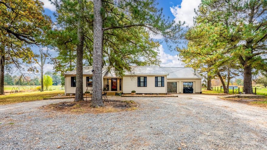 Back on the market at no fault to the property. This charming 3-bedroom, 2-bath remodeled farmhouse was updated in 2024 with fresh paint, new flooring, and a spacious kitchen featuring a large pantry and plenty of storage. Enjoy peaceful country living with a screened-in porch and a private stocked pond. Multiple barns and cross-fenced paddocks make it perfect for horses or livestock. Located outside city limits, offering the freedom and quiet of true country living—just 15 minutes from downtown Conway!