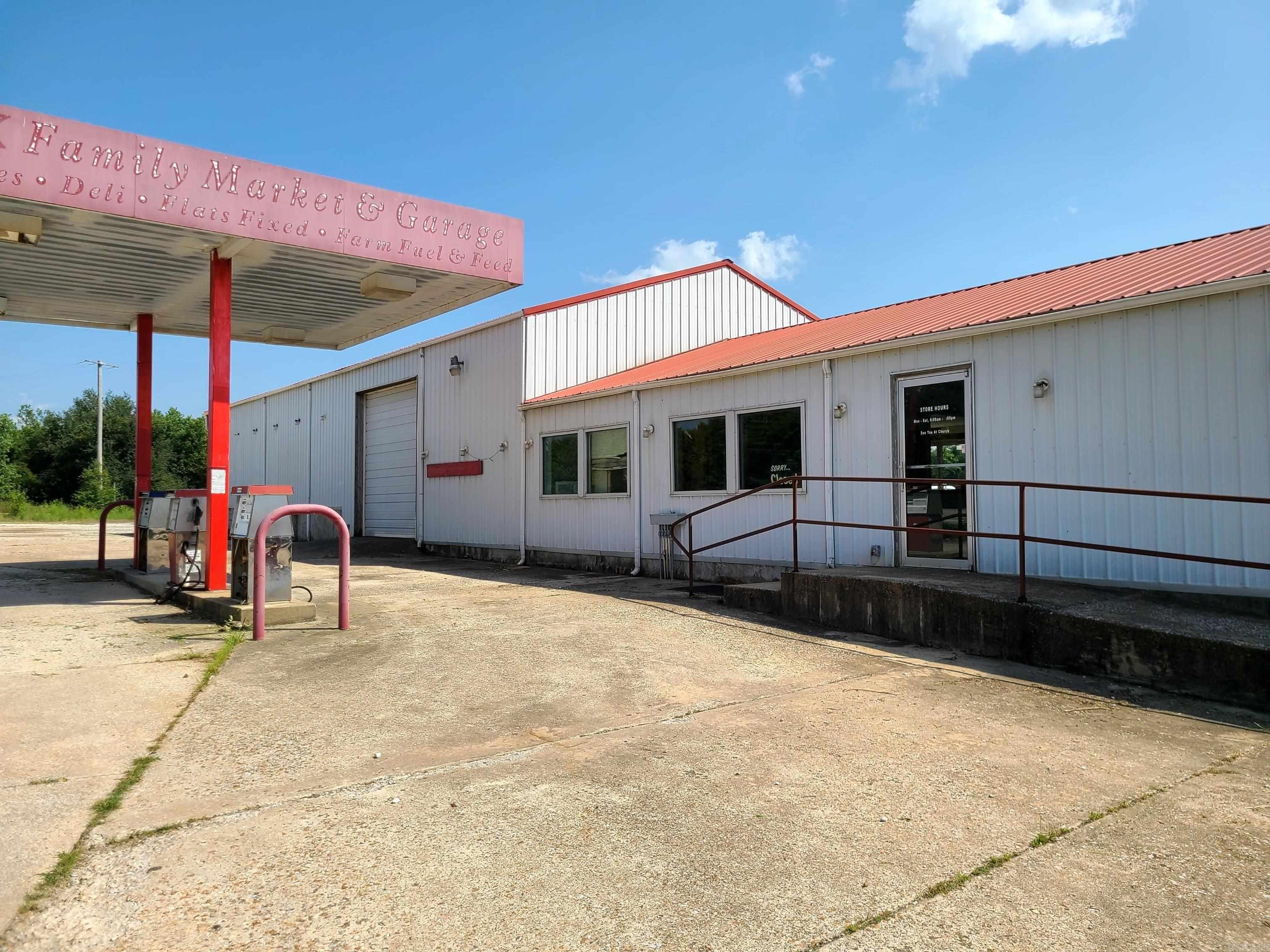 This St. Joe Property Offers 345FT Highway Frontage. The Buildings Had Previously Operated As A Fuel Station, Convenient Store, Auto Shop Garage, Feed Store With Farming Materials And Loading Dock. This Location Has A Multitude Of Endless Possibilities At The Intersection Of Hwy 65 and 374. Very Busy Area Because Of The National Buffalo River Access Points And High Traffic Volume To Branson. Surrounding Scenic Vacation Spots With Modern And Rustic Cabins All Around. There Are 2 Metal Buildings, A Pond And Approximately 6 Acres. The 1st Building Is Approximately 4500 SF Under Metal Roof, 2600 SF Warehouse Space And 1900 SF Heat & Cooled. This Building Offers 5 Overhead Doors. The Other Building Is The Retractable Roof Metal Building With 5 Concrete Bays Used For Bulk Farming Supplies. This Property Could Make A Nice RV Camping Park, A Buffalo River Outfitters Store To Mention A Few!